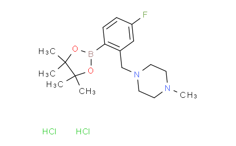 MC812203 | 2096340-30-4 | 4-Fluoro-2-[(4-methyl-1-piperazinyl)methyl]phenylboronic Acid Pinacol Ester Dihydrochloride