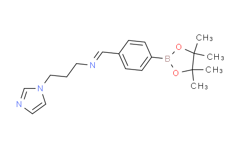 CAS No. 2096353-54-5, 4-(3'-Imidazol-1-yl-propyl)iminomethylphenylboronic acid pinacol ester