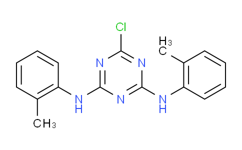 CAS No. 2515-29-9, 6-Chloro-N2,N4-di-o-tolyl-1,3,5-triazine-2,4-diamine