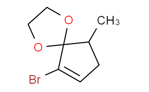 CAS No. 208450-52-6, 6-Bromo-9-methyl-1,4-dioxaspiro[4.4]non-6-ene
