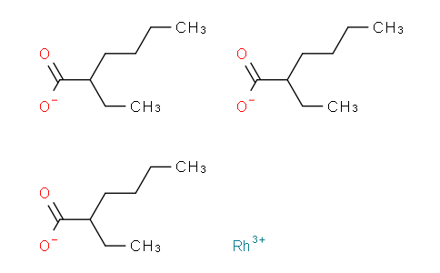 CAS No. 20845-92-5, Rhodium(III) 2-ethylhexanoate