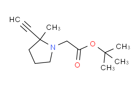 CAS No. 2086689-87-2, tert-Butyl 2-(2-Ethynyl-2-methyl-1-pyrrolidinyl)acetate