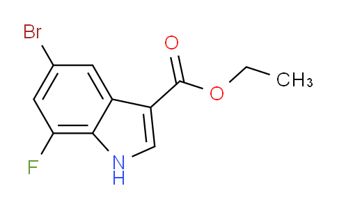 CAS No. 2090355-97-6, Ethyl 5-Bromo-7-fluoroindole-3-carboxylate