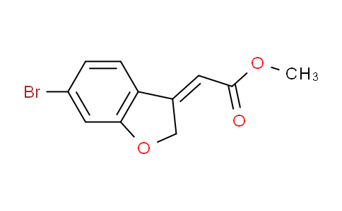 CAS No. 2091562-32-0, Methyl 2-(6-Bromobenzofuran-3(2H)-ylidene)acetate