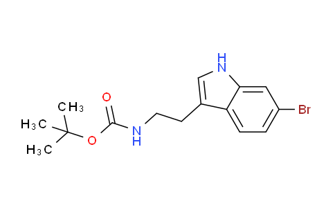 CAS No. 209168-88-7, N-Boc-6-bromo-1H-indole-3-ethanamine