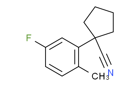 CAS No. 2113012-21-6, 1-(5-Fluoro-2-methylphenyl)cyclopentanecarbonitrile