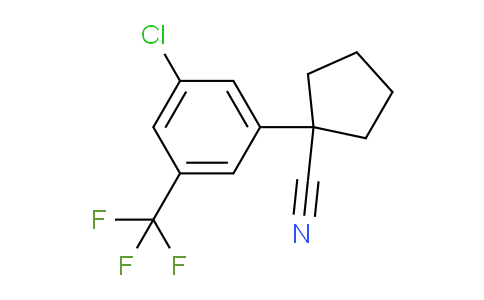 CAS No. 2114424-38-1, 1-[3-Chloro-5-(trifluoromethyl)phenyl]cyclopentanecarbonitrile