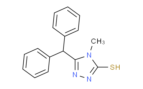 CAS No. 346638-17-3, 5-Benzhydryl-4-methyl-4H-1,2,4-triazole-3-thiol