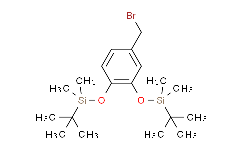 CAS No. 161688-42-2, 4-(Bromomethyl)-1,2-bis[(tert-butyldimethylsilyl)oxy]benzene