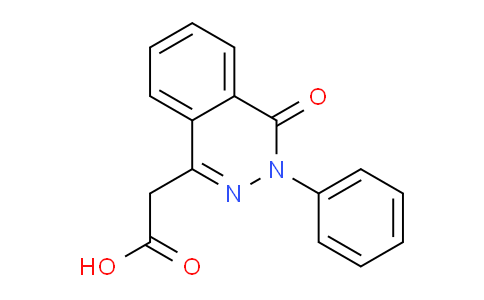 CAS No. 345228-18-4, 2-(4-Oxo-3-phenyl-3,4-dihydrophthalazin-1-yl)acetic acid
