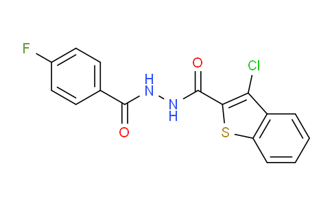 CAS No. 312497-19-1, 3-Chloro-N'-(4-fluorobenzoyl)benzo[b]thiophene-2-carbohydrazide