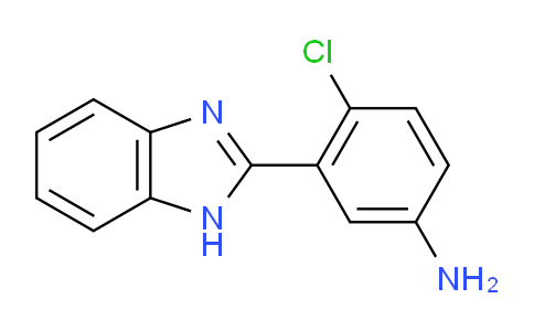 CAS No. 313402-16-3, 3-(1H-BENZO[D]IMIDAZOL-2-YL)-4-CHLOROBENZENAMINE