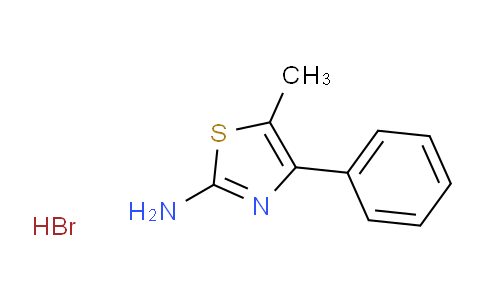CAS No. 34176-31-3, 5-Methyl-4-phenylthiazol-2-amine hydrobromide