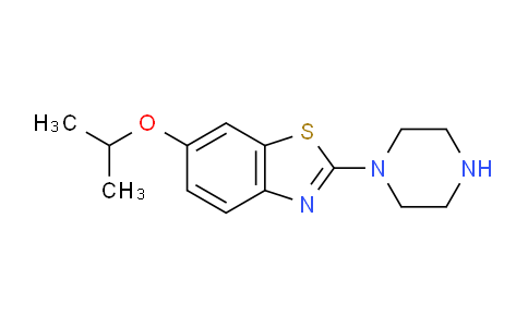 CAS No. 401567-30-4, 6-Isopropoxy-2-(piperazin-1-yl)benzo[d]thiazole