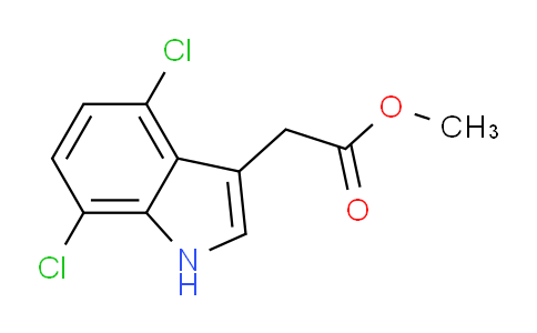 CAS No. 2097800-56-9, Methyl 4,7-Dichloroindole-3-acetate
