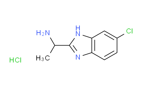 CAS No. 2097800-60-5, 2-(1-Aminoethyl)-5-chlorobenzimidazole Hydrochloride