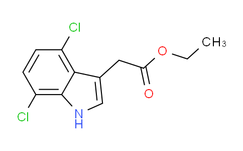 CAS No. 2097800-62-7, Ethyl 4,7-Dichloroindole-3-acetate