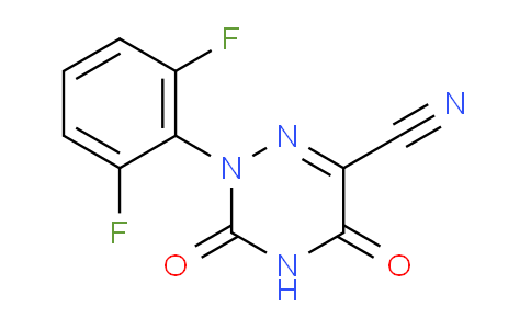 CAS No. 338982-41-5, 2-(2,6-Difluorophenyl)-3,5-dioxo-2,3,4,5-tetrahydro-1,2,4-triazine-6-carbonitrile