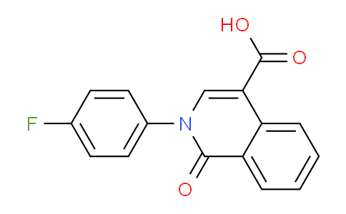 CAS No. 339106-83-1, 2-(4-Fluorophenyl)-1-oxo-1,2-dihydroisoquinoline-4-carboxylic acid