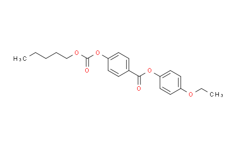 CAS No. 33926-46-4, 4-Ethoxyphenyl 4-(((pentyloxy)carbonyl)oxy)benzoate