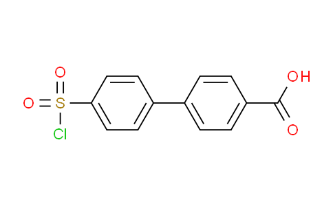 CAS No. 340759-68-4, 4'-(Chlorosulfonyl)-[1,1'-biphenyl]-4-carboxylic acid