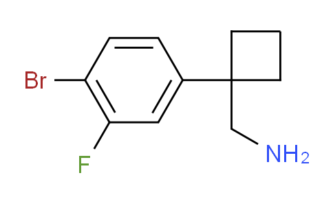 CAS No. 1891903-55-1, 1-(4-Bromo-3-fluorophenyl)cyclobutanemethanamine