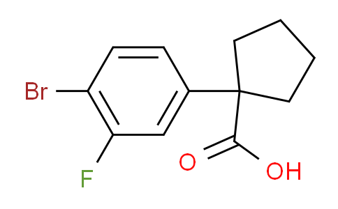 CAS No. 1892165-61-5, 1-(4-Bromo-3-fluorophenyl)cyclopentanecarboxylic Acid