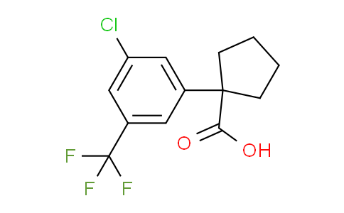 CAS No. 1894462-30-6, 1-[3-Chloro-5-(trifluoromethyl)phenyl]cyclopentanecarboxylic Acid
