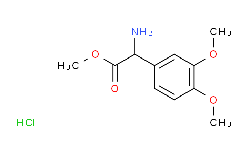 CAS No. 390815-42-6, Methyl 2-Amino-2-(3,4-dimethoxyphenyl)acetate Hydrochloride