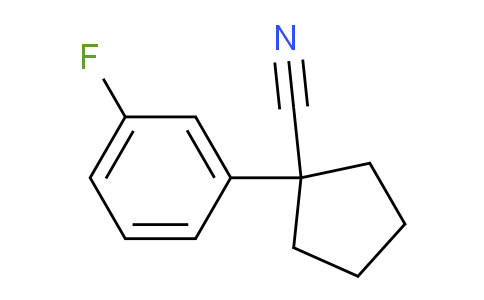 CAS No. 214262-90-5, 1-(3-Fluorophenyl)cyclopentanecarbonitrile