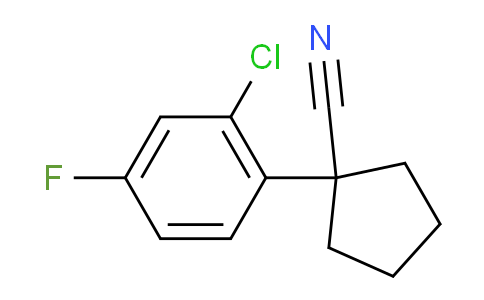 CAS No. 214262-92-7, 1-(2-Chloro-4-fluorophenyl)cyclopentanecarbonitrile