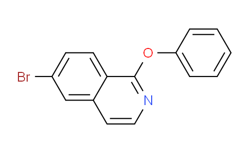 CAS No. 215453-25-1, 6-Bromo-1-phenoxyisoquinoline