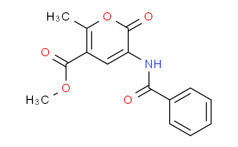 CAS No. 338404-89-0, Methyl 3-benzamido-6-methyl-2-oxo-2H-pyran-5-carboxylate