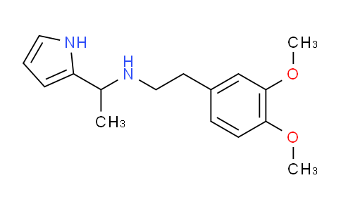CAS No. 289488-55-7, N-(1-(1H-Pyrrol-2-yl)ethyl)-2-(3,4-dimethoxyphenyl)ethanamine