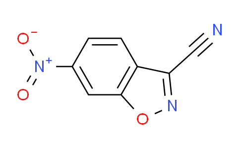 CAS No. 343945-78-8, 6-Nitrobenzo[d]isoxazole-3-carbonitrile