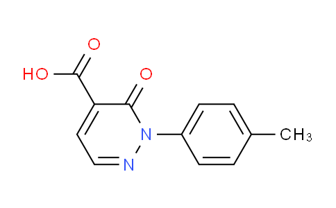 CAS No. 344305-17-5, 3-Oxo-2-(p-tolyl)-2,3-dihydropyridazine-4-carboxylic acid