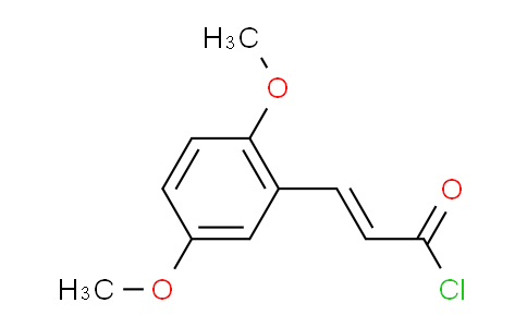 CAS No. 344402-16-0, (E)-3-(2,5-Dimethoxy-phenyl)-acryloyl chloride