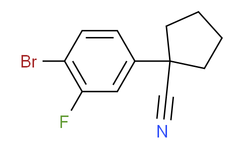 CAS No. 1890912-32-9, 1-(4-Bromo-3-fluorophenyl)cyclopentanecarbonitrile
