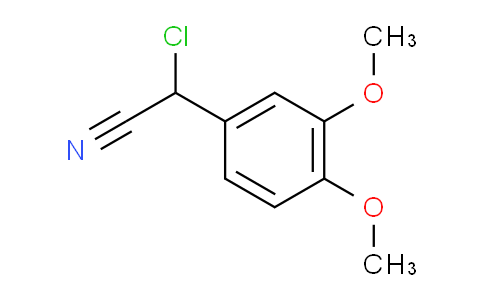 CAS No. 28750-77-8, 2-Chloro-2-(3,4-dimethoxyphenyl)acetonitrile