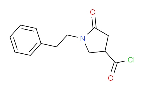 CAS No. 29451-88-5, 5-Oxo-1-phenethylpyrrolidine-3-carbonyl chloride