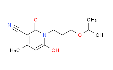 CAS No. 68612-94-2, 3-Cyano-6-hydroxy-N-(3-isopropoxypropyl)-4-methyl-2-pyridone
