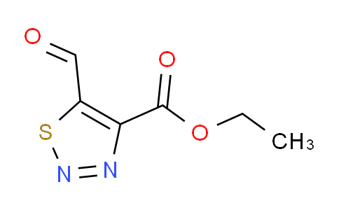 CAS No. 4609-58-9, Ethyl 5-formyl-1,2,3-thiadiazole-4-carboxylate