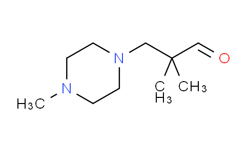 CAS No. 462068-50-4, 2,2-Dimethyl-3-(4-methylpiperazin-1-yl)propanal