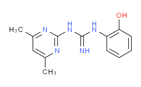 CAS No. 354993-68-3, 1-(4,6-Dimethylpyrimidin-2-yl)-3-(2-hydroxyphenyl)guanidine