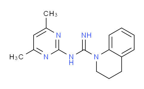 CAS No. 355824-85-0, N-(4,6-Dimethylpyrimidin-2-yl)-3,4-dihydroquinoline-1(2H)-carboximidamide