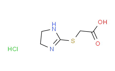 CAS No. 34283-85-7, 2-((4,5-Dihydro-1H-imidazol-2-yl)thio)acetic acid hydrochloride
