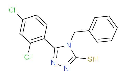 CAS No. 23282-91-9, 4-Benzyl-5-(2,4-dichlorophenyl)-4H-1,2,4-triazole-3-thiol