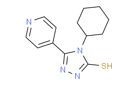 CAS No. 23714-52-5, 4-Cyclohexyl-5-(pyridin-4-yl)-4H-1,2,4-triazole-3-thiol