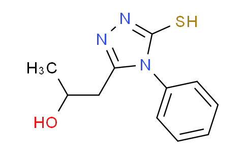 CAS No. 447412-96-6, 1-(5-Mercapto-4-phenyl-4H-1,2,4-triazol-3-yl)propan-2-ol