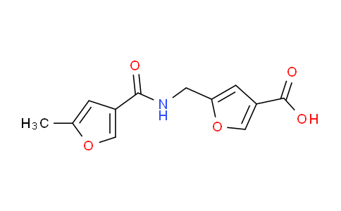 CAS No. 447413-31-2, 5-((5-Methylfuran-3-carboxamido)methyl)furan-3-carboxylic acid